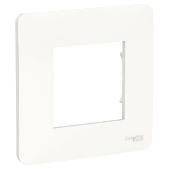 Unica Studio - plaque de finition - Blanc - 1 poste SCHNEIDER ELECTRIC - Yonnelec Sens 89